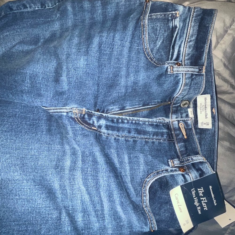 Curve love ultra high rise flare jean
